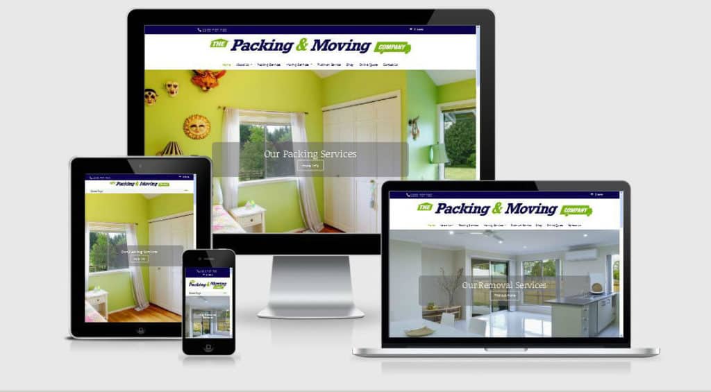 The Packing and Moving Company Responsive Website — The Packing & Moving Company in Tanah Merah, QLD