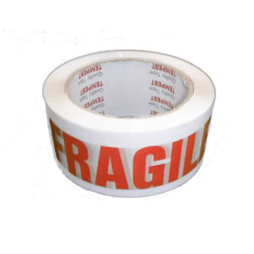 White And Red Fragile Tape — The Packing & Moving Company in Tanah Merah, QLD